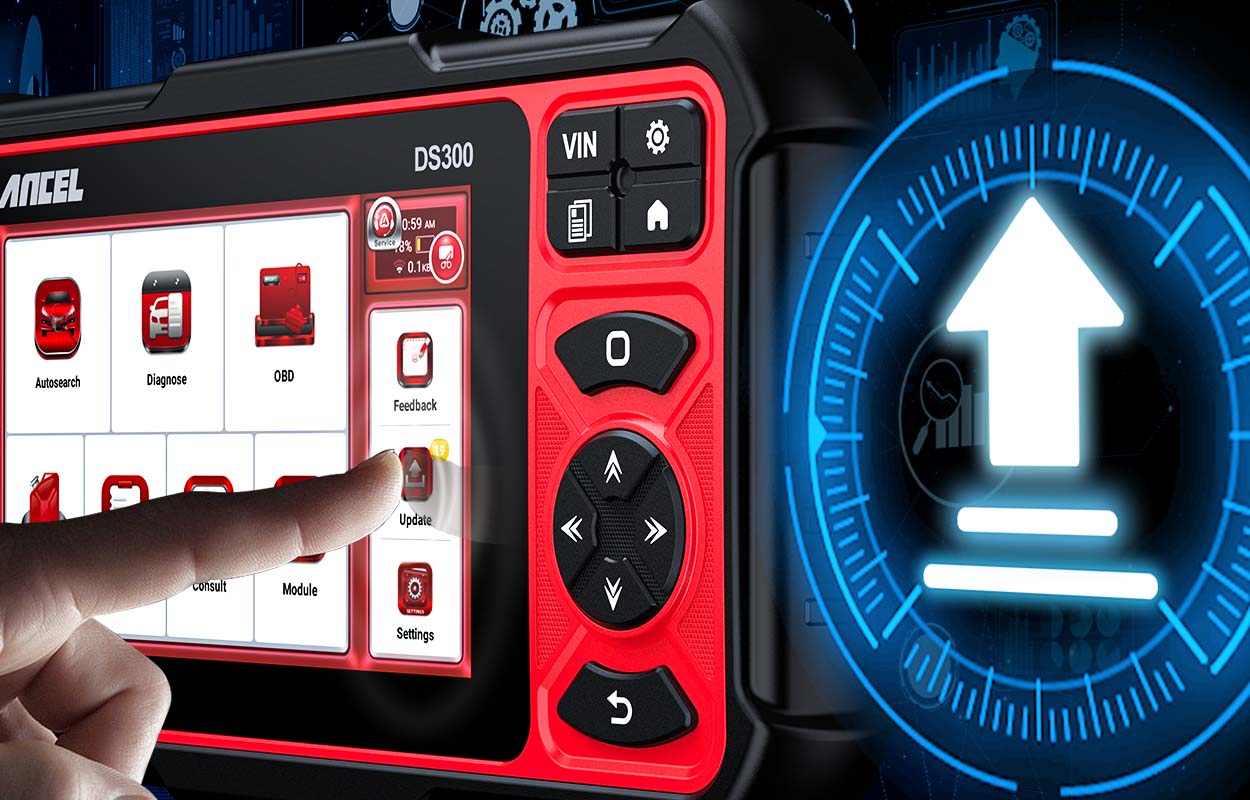 Ancle DS300 scanner for car 3 free years software update.